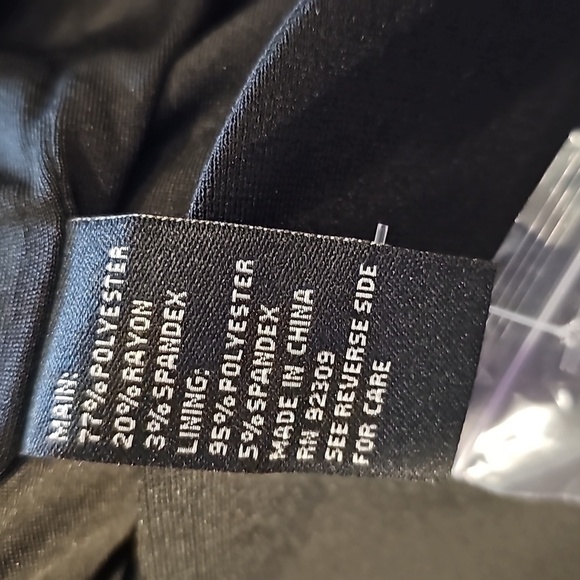 DG2 DIANE GILMAN Black Blazer Gabardine Business Career Jacket NEW NWT Sz 2X - Picture 9 of 13